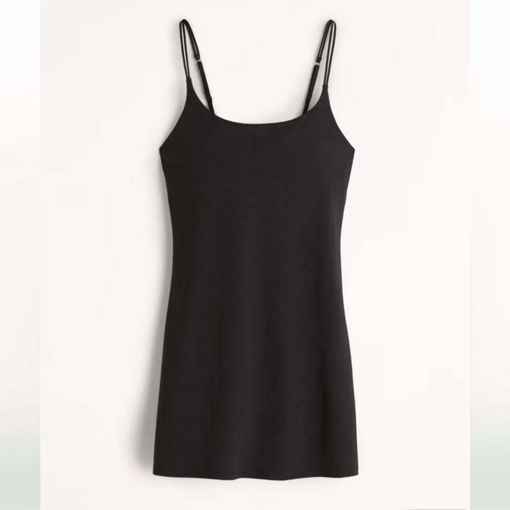 Abercrombie — Traveler Mini Dress – Size Small Tall — Black — NWOT